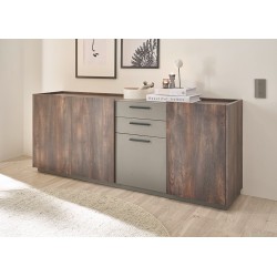 Kummut LARGO tume tamm / antratsiit, mööbel, elutoamööbel, kummutid