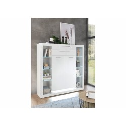 Kummut MERAN valge kõrgläige, mööbel, elutoamööbel, kummutid