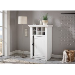 Kummut WESTERLAND valge mänd, mööbel, elutoamööbel, kummutid