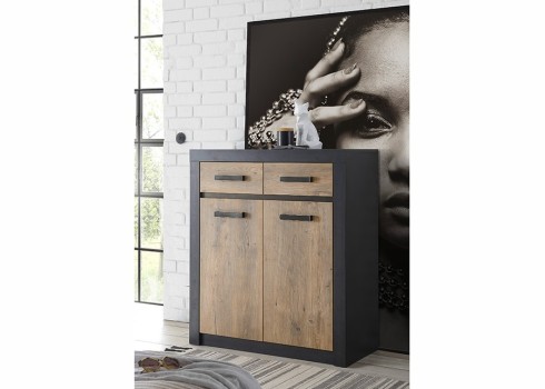 Kummut BRÜGGE kastan / hall, mööbel, elutoamööbel, kummutid