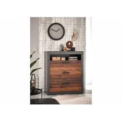 Kummut BROOKLYN pruun / hall, mööbel, elutoamööbel, kummutid