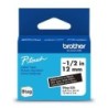 Lint Brother BTAG335 12mm valge-must 4m