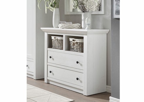 Kummut WESTERLAND valge mänd, mööbel, esikumööbel, kapid, kummutid