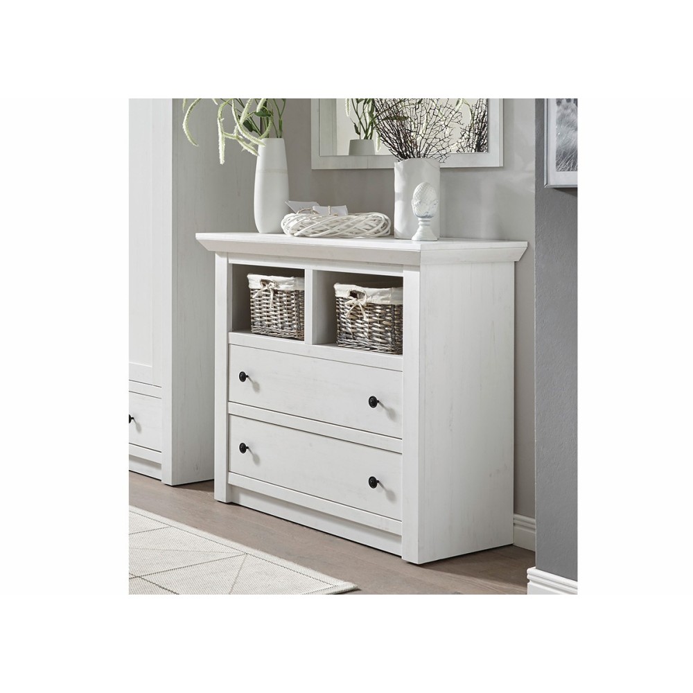 Kummut WESTERLAND valge mänd, mööbel, esikumööbel, kapid, kummutid