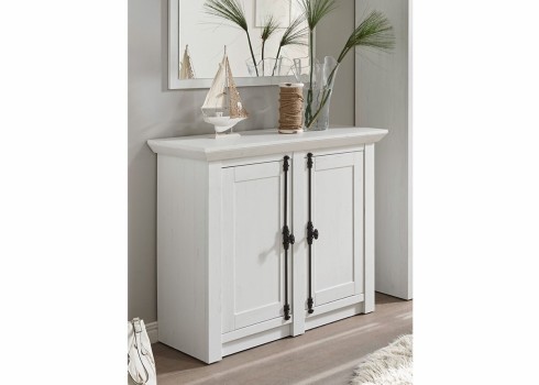 Kummut WESTERLAND valge mänd, mööbel, esikumööbel