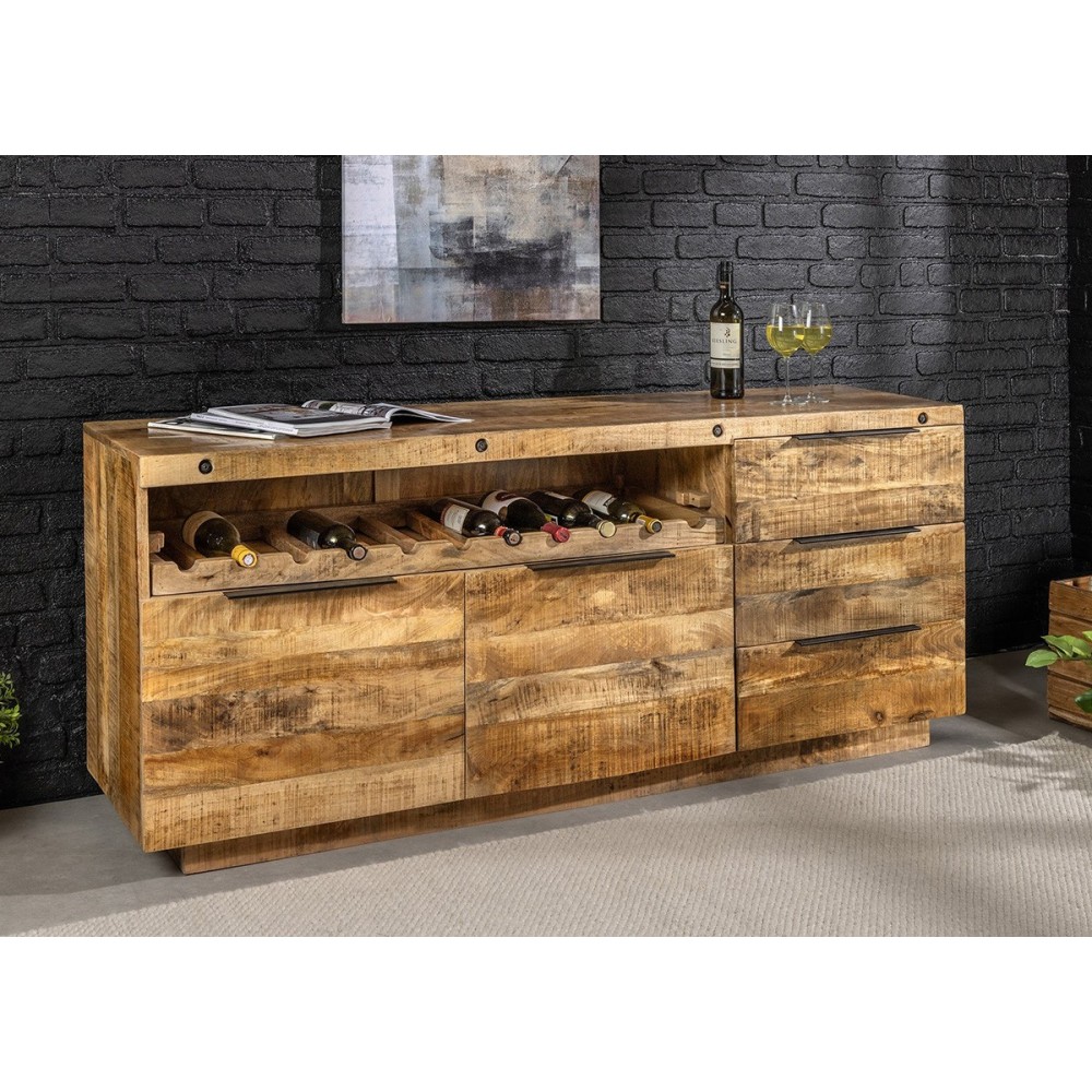 Kummut IRON CRAFT mango, mööbel, elutoamööbel, kummutid, veinikapp