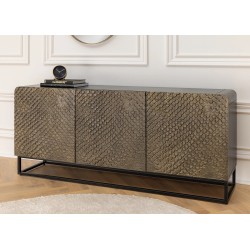 Kummut SNAKE pruun / must, mööbel, elutoamööbel, kummutid, kapid