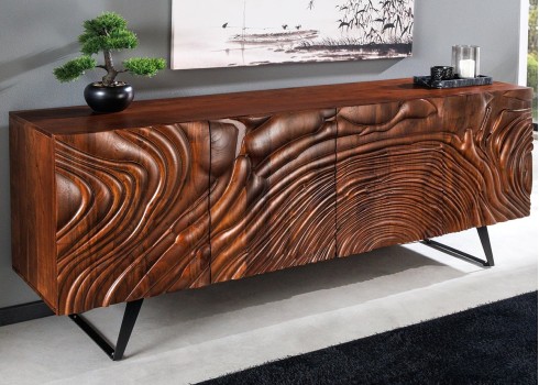 Kummut FLUID pruun, mööbel, elutoamööbel, kummutid, kapp