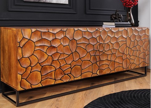 Kapp VULCANO pruun / must, mööbel, elutoamööbel, kummutid, kapp, kapid