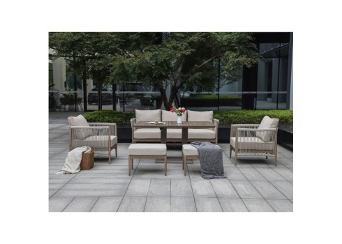 Aiamööblikomplekt MEDINA 7-osaline, beež