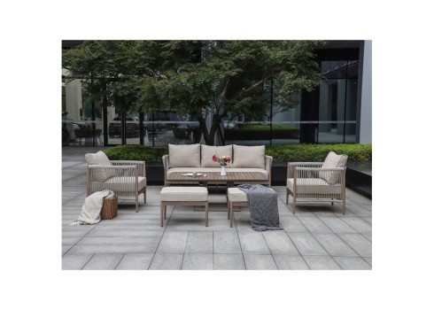 Aiamööblikomplekt MEDINA 7-osaline, beež