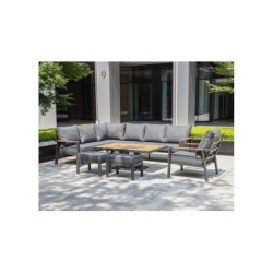 Aiamööblikomplekt PARKER 5-osaline, hall