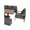 Aiamööblikomplekt PARKER 5-osaline, hall