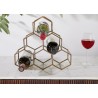 Veiniriiul HONEYCOMB kuldne, mööbel, elutoamööbel, veinikapid