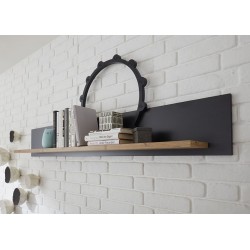 Seinariiul BRÜGGE kastan / pruun, mööbel, elutoamööbel, seinariiulid