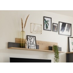 Seinariiul NELE antratsiit / tamm, elutoamööbel, mööbel, seinariiulid