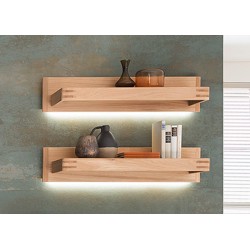 Seinariiulite komplekt SALVADOR tamm Bianco, mööbel, elutoamööbel