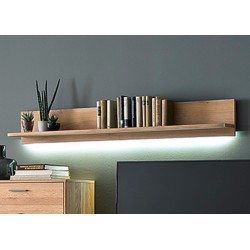 Seinariiul PORTLAND tamm Bianco, mööbel, elutoamööbel, riiulid