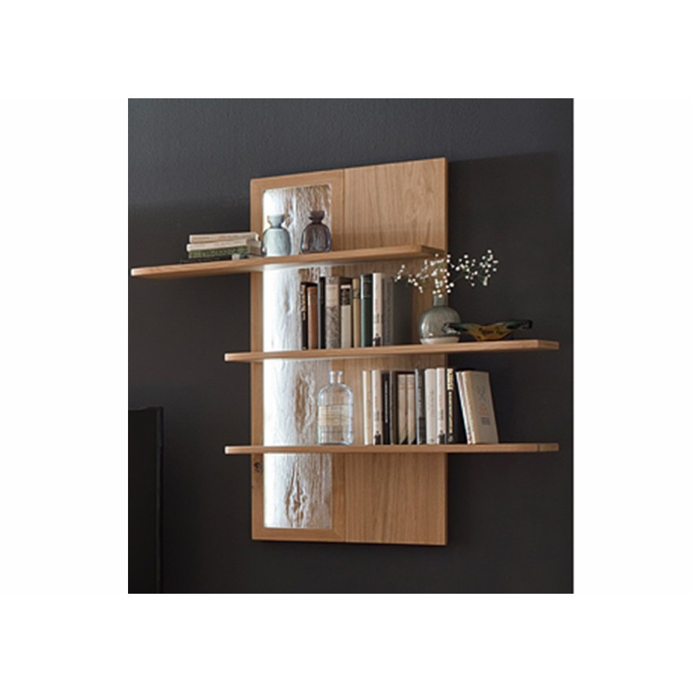 Seinariiul SANTORI tamm, 121x26xH115 cm, mööbel, elutoamööbel