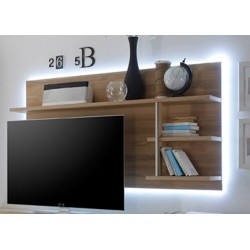 Seinariiul  ESPERO tamm, 184x28xH96 cm, mööbel, riiulid, riiul, kummut