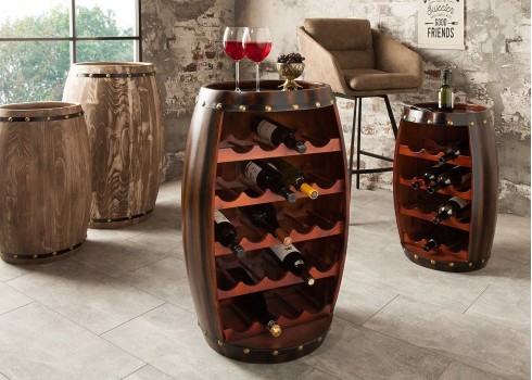 Veiniriiul BODEGA kohvipruun, mööbel, elutoamööbel, veinikapid, riiul