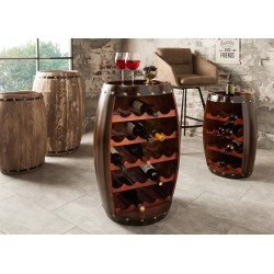 Veiniriiul BODEGA kohvipruun, mööbel, elutoamööbel, veinikapid, riiul