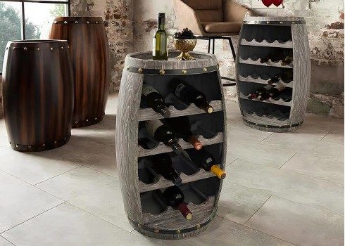 Veiniriiul BODEGA kuusk, mööbel, elutoamööbel, veinikapid, riiulid