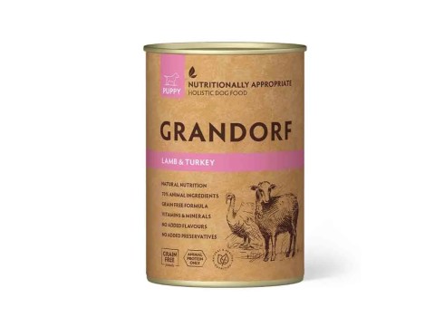 Grandorf Lamba- ja Kalkuniliha konserv kutsikatele 200g