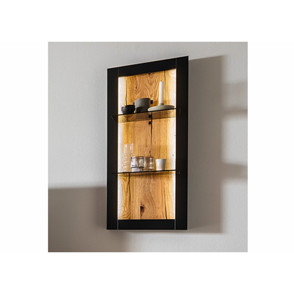 Seinariiul CESENA must / tamm, mööbel, elutoamööbel, riiulid