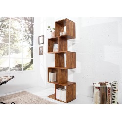 Riiul MAKASSAR sheesham, mööbel, elutoamööbel, riiulid, raamaturiiul