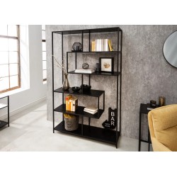 Riiul SLIM LINE must, mööbel, elutoamööbel, riiulid, raamaturiiul