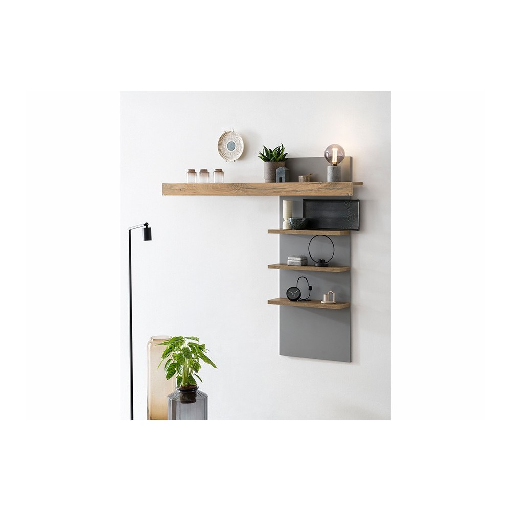 Seinariiul CASABLANCA tamm / matthall, mööbel, elutoamööbel, riiulid