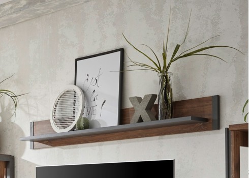 Seinariiul DETROIT tamm / hall, mööbel, elutoamööbel, riiulid