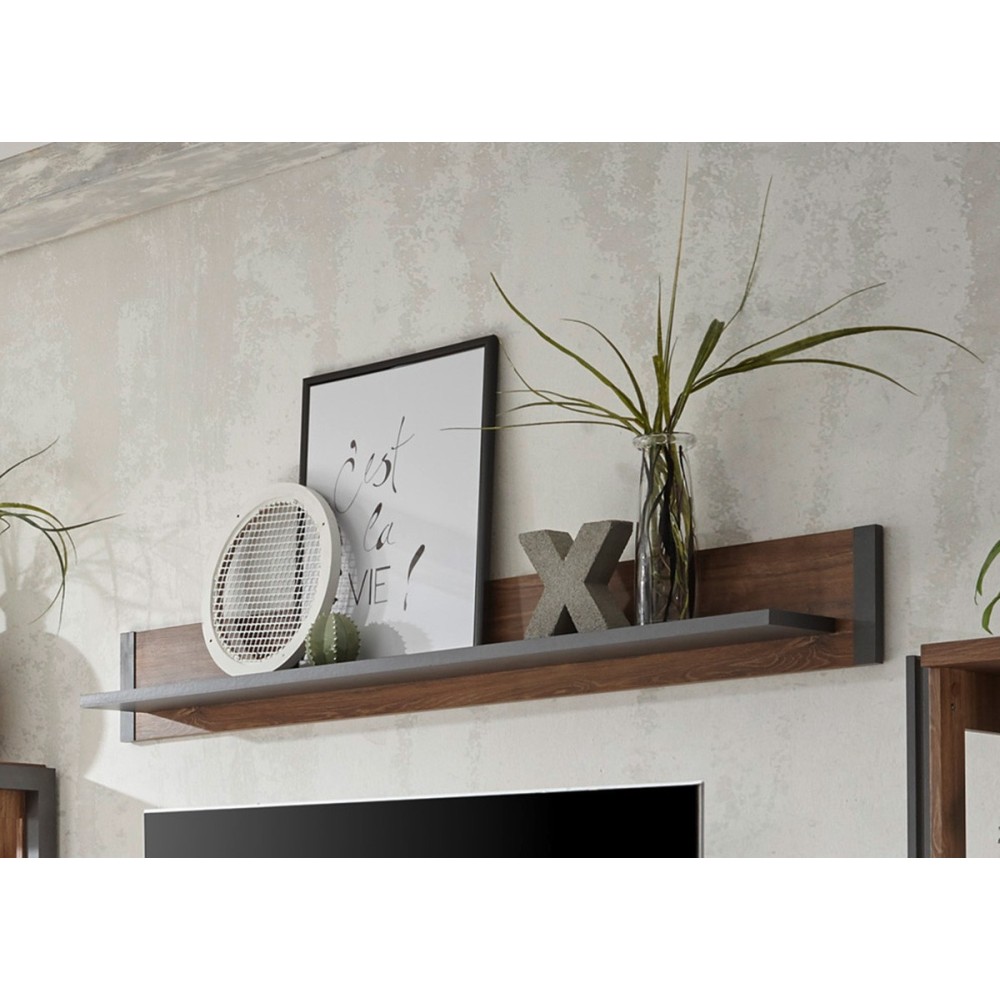 Seinariiul DETROIT tamm / hall, mööbel, elutoamööbel, riiulid