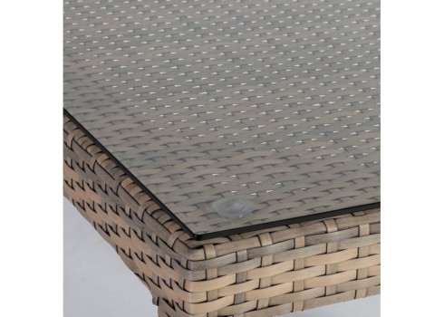 Laud LARACHE 80x80xH75cm, beež