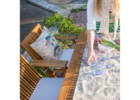 Aiamööblikomplekt FINLAY laud ja 4 käetugedega tooli