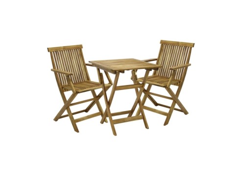 Rõdukomplekt FINLAY laud ja 2 käetugedega tooli