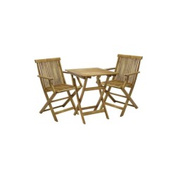 Rõdukomplekt FINLAY laud ja 2 käetugedega tooli