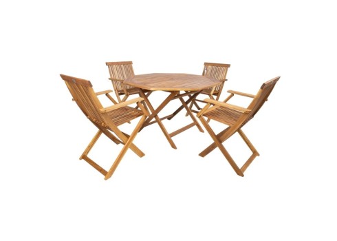 Aiamööblikomplekt FINLAY laud ja 4 tooli