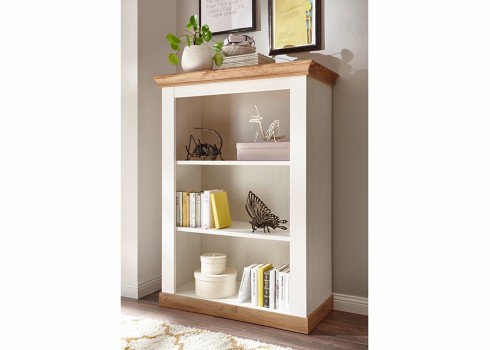 Riiul LANDHAUS valge mänd / tamm, mööbel, elutoamööbel, riiulid, kapid