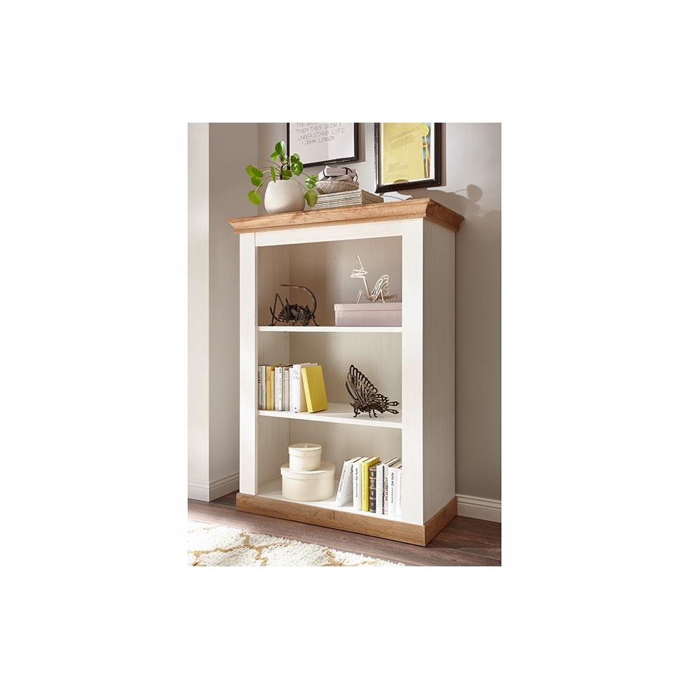 Riiul LANDHAUS valge mänd / tamm, mööbel, elutoamööbel, riiulid, kapid