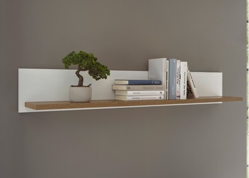 Seinariiul PROVENCE valge mänd / tamm, mööbel, elutoamööbel, riiulid