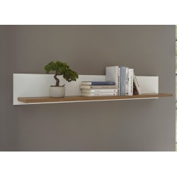 Seinariiul PROVENCE valge mänd / tamm, mööbel, elutoamööbel, riiulid