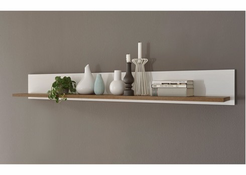 Seinariiul PROVENCE valge mänd / tamm, mööbel, elutoamööbel, riiulid