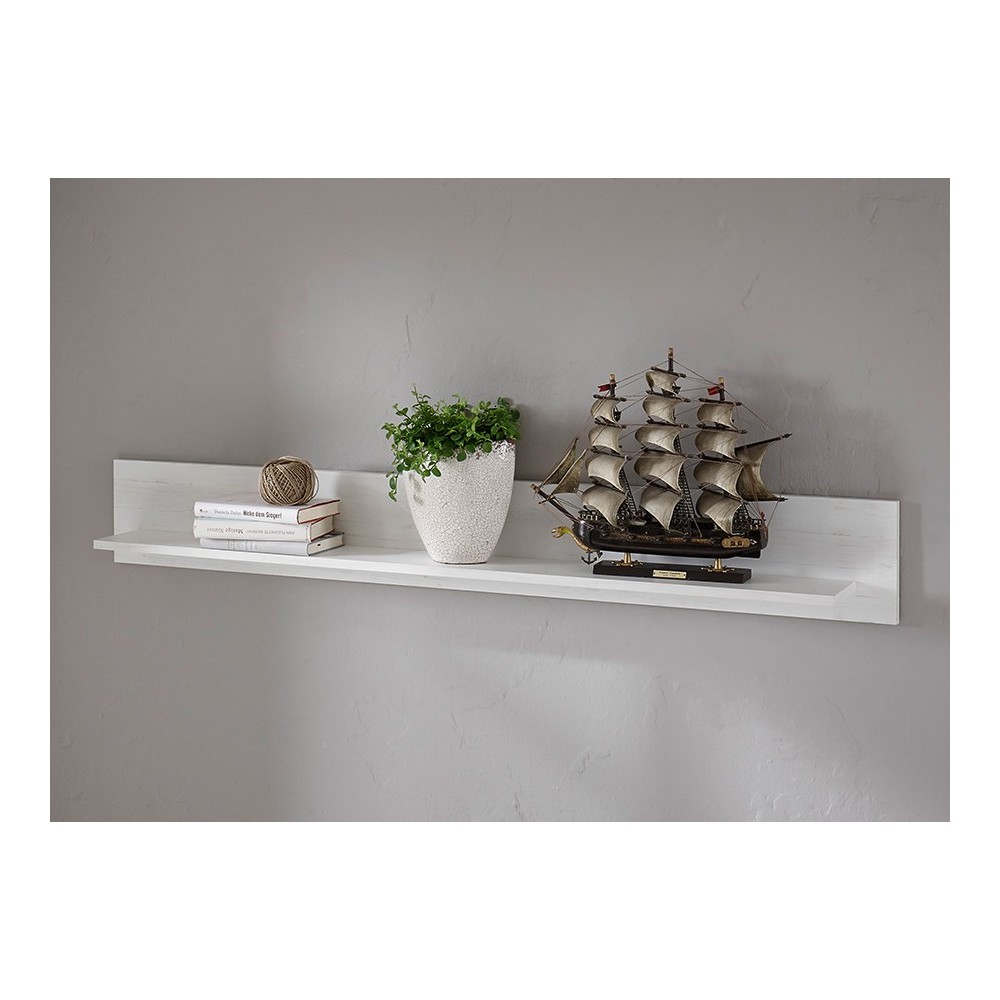 Seinariiul WESTERLAND valge mänd, mööbel, elutoamööbel, riiulid