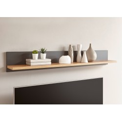 Seinariiul WESTMINSTER tumehall / tamm, mööbel, elutoamööbel, riiulid