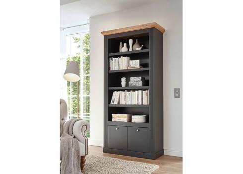 Kapp-riiul WESTMINSTER tumehall / tamm, mööbel, elutoamööbel, kummutid