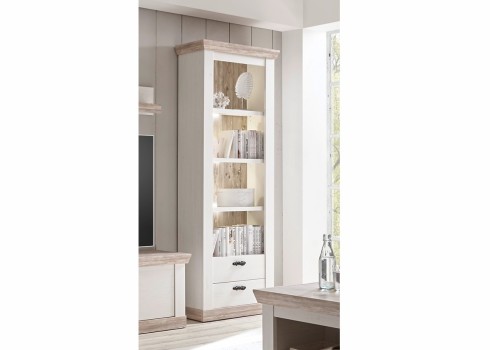 Kapp-riiul FLORENZ valge mänd / mänd, mööbel, elutoamööbel, riiulid