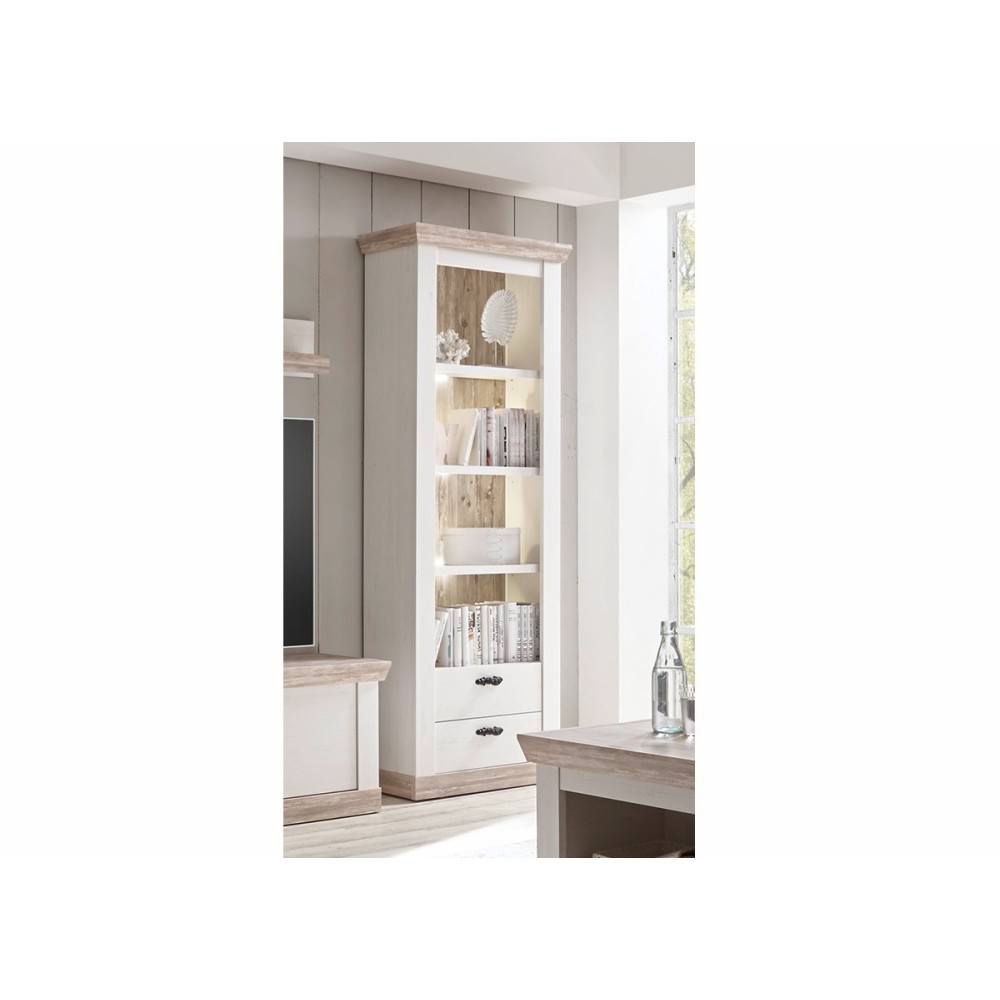 Kapp-riiul FLORENZ valge mänd / mänd, mööbel, elutoamööbel, riiulid