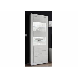 Vitriinkapp BIANCO valge läige,  mööbel, elutoamööbel, vitriinkapid